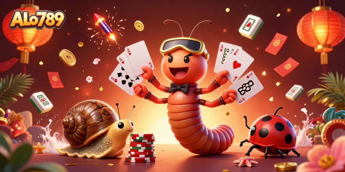 Join the thrill of ALo789, where a millipede dealer dazzles with cards amid golden lanterns and excitement!