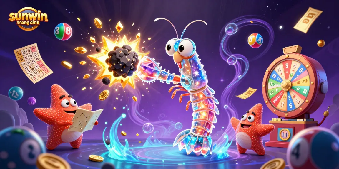 Spin to win big with sunwin trang chính in this vibrant 3D gambling scene filled with prizes.
